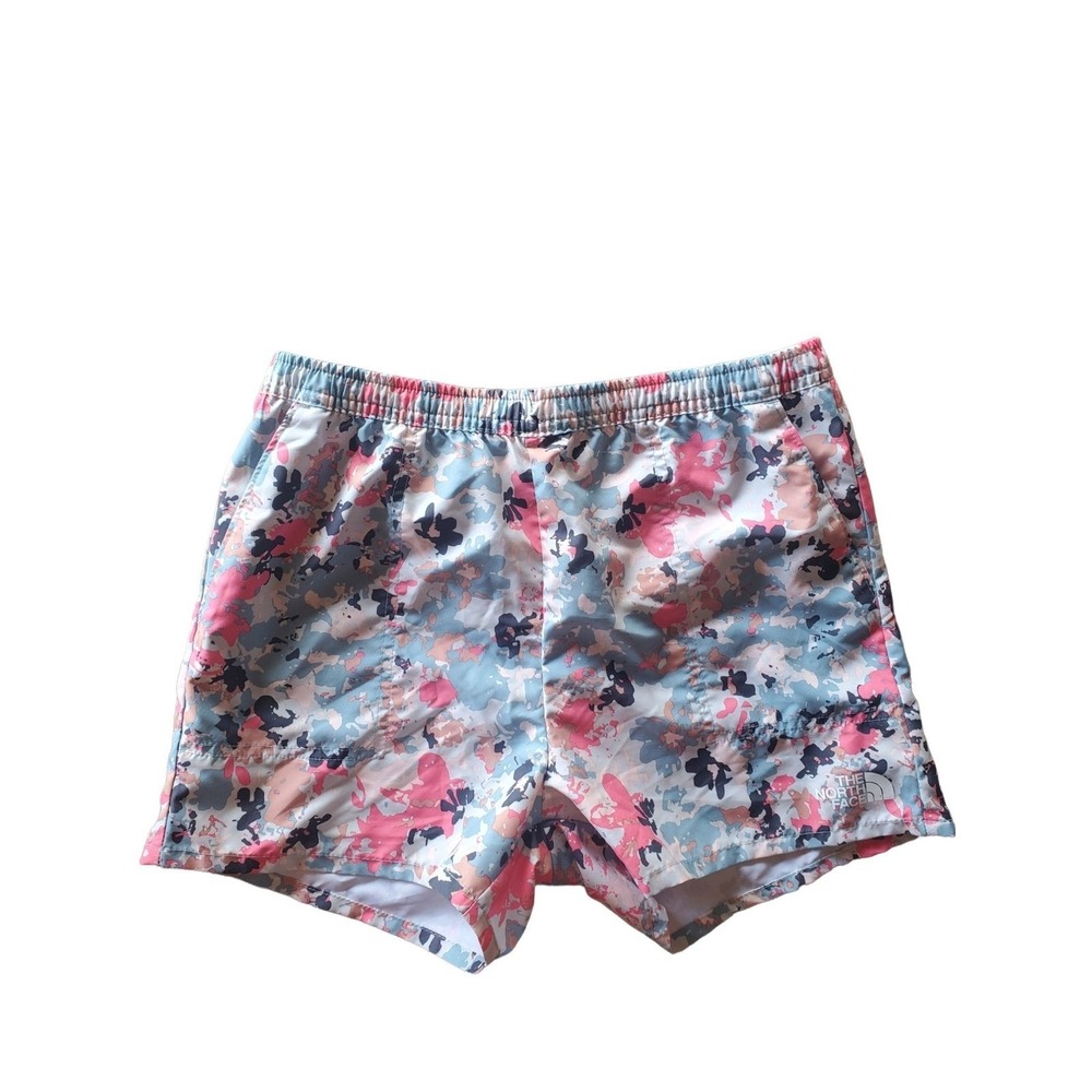 The North Face Shorts 14/16 Girls Large Multicolor Pockets Casual Summer Bottoms
